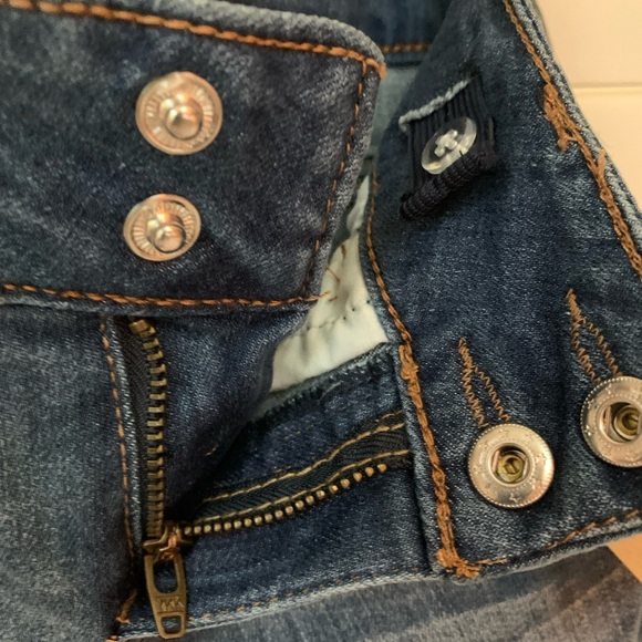 Jeans Red Camel skinny Capri denim pants Zaza Girls size 8 NWT - Picture 2 of 9